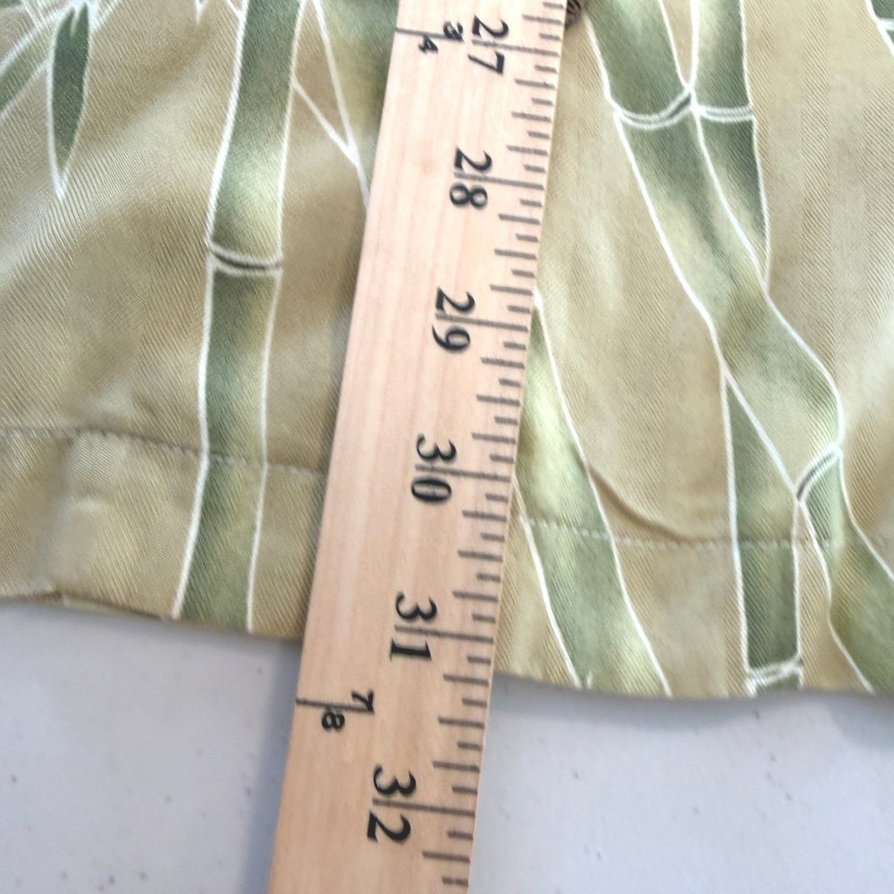 Tommy Bahama Button Down XL Beige Bamboo Print Relaxed Silk Camp Shirt - Picture 10 of 10